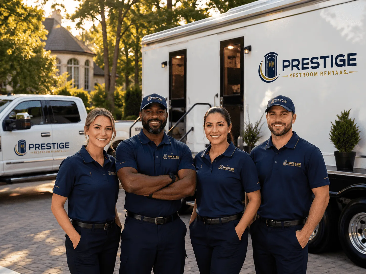 Trusted Luxury Portable Restrooms company in Mercer, ND